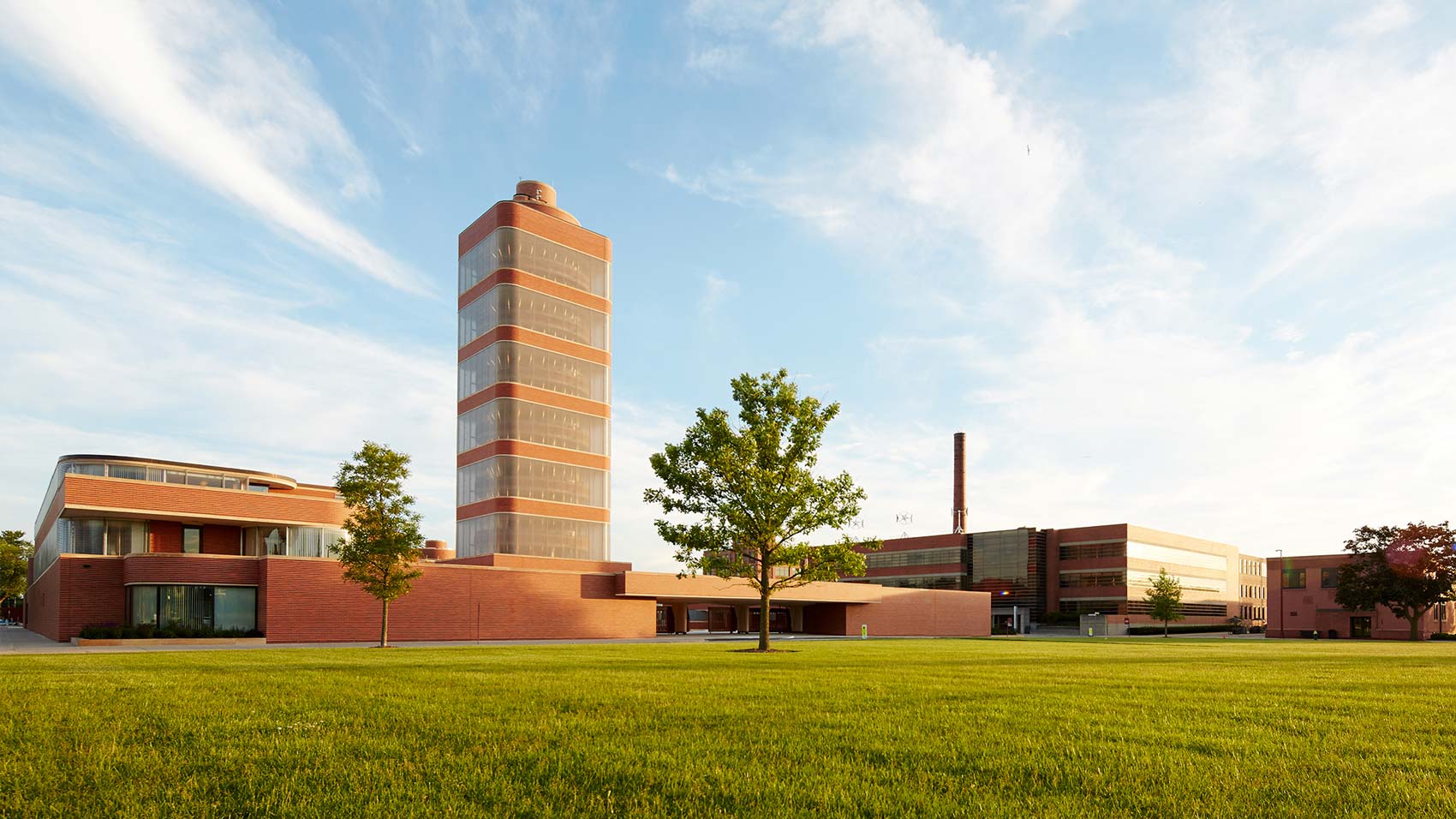 SC Johnson global headquarters campus designed by Frank Lloyd Wright