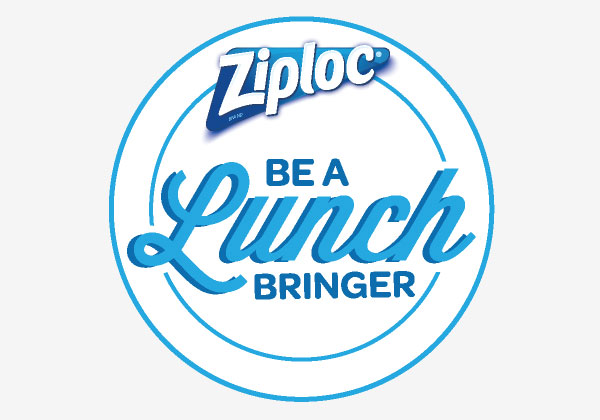 "Be a Lunch Bringer" icon from Ziploc brand