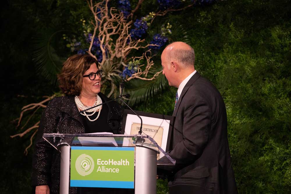 SC Johnson receives an award from EcoHealth Alliance