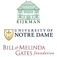 Eijkman, University of Notre Dame and Bill & Melinda Gates Foundation Logos