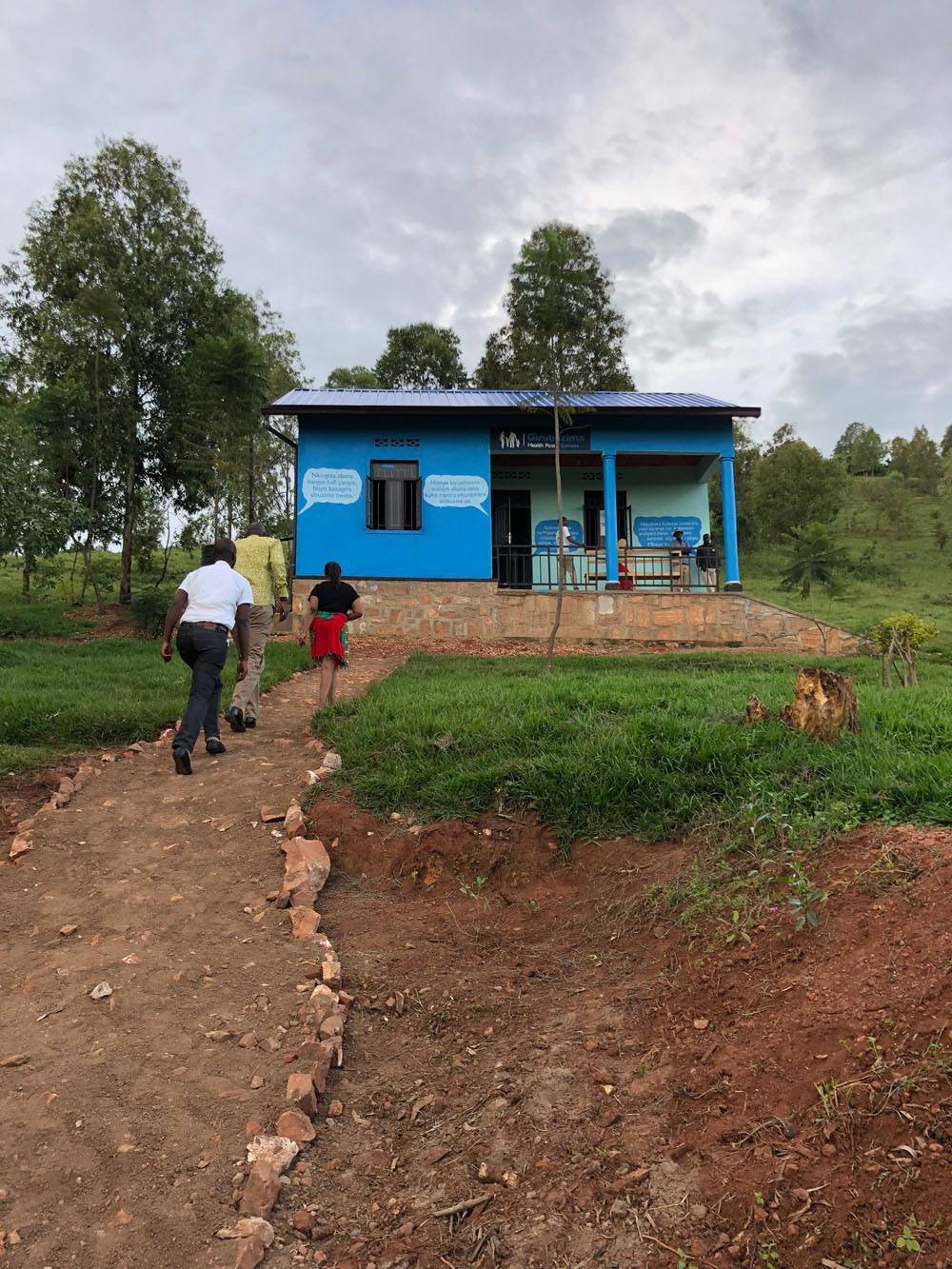 Posto de saúde patrocinado pela SC Johnson em Ruanda