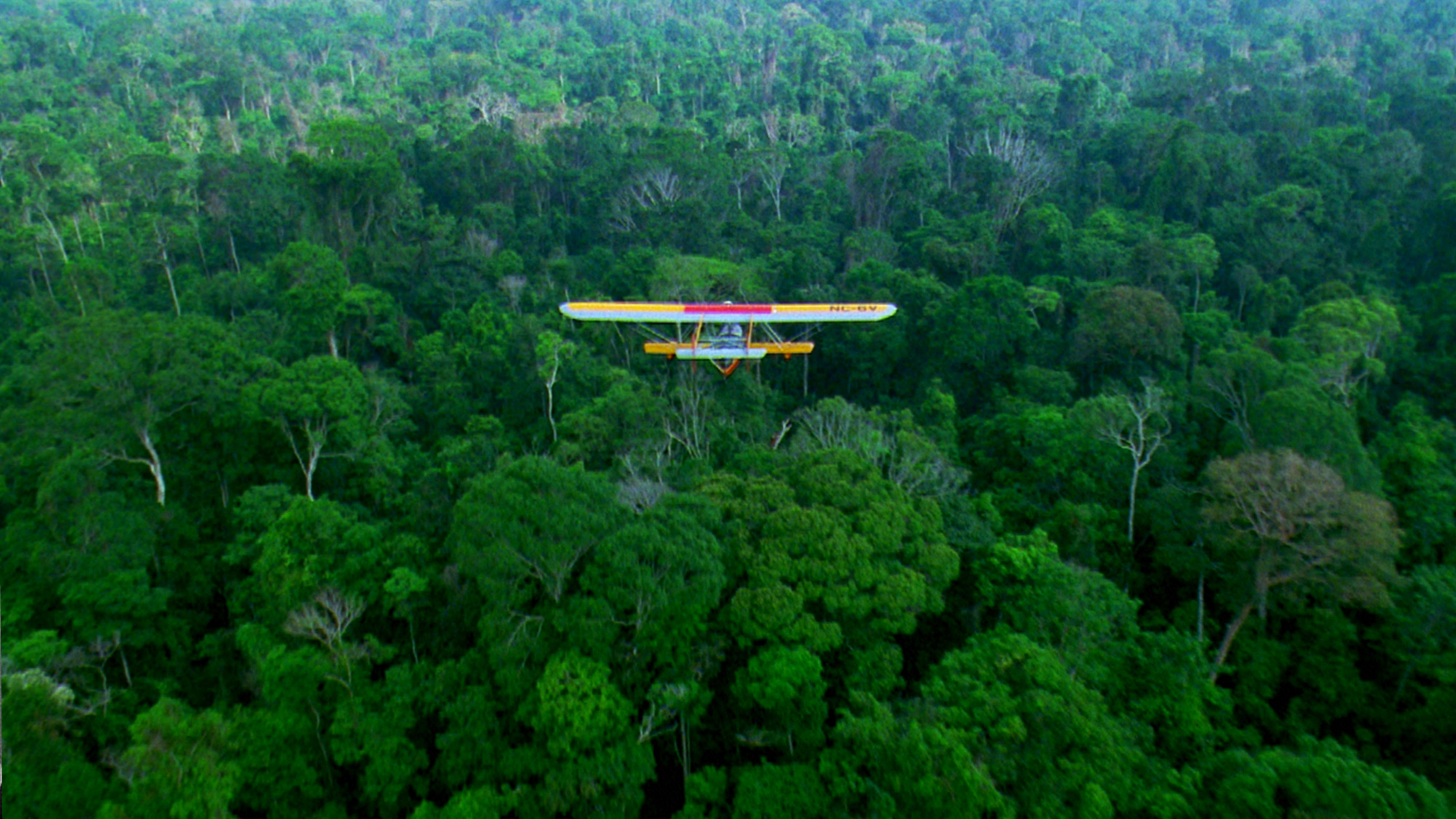 The replica Sikorsky S-38 Sam Johnson commissioned for his 1998 expedition to Brazil.