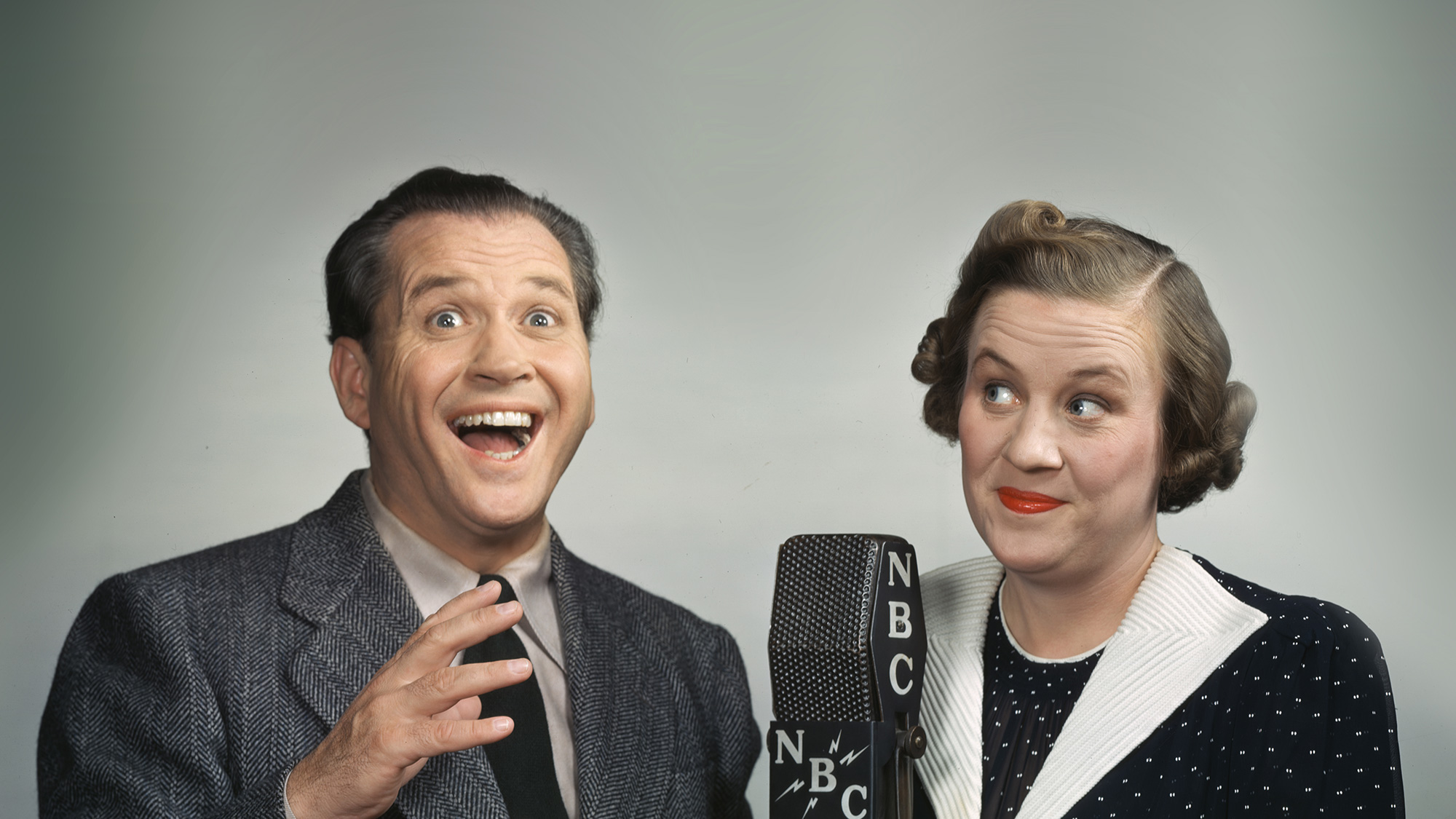 Fibber McGee and Molly McGee, the classic radio comedy duo of “Fibber McGee and Molly”.