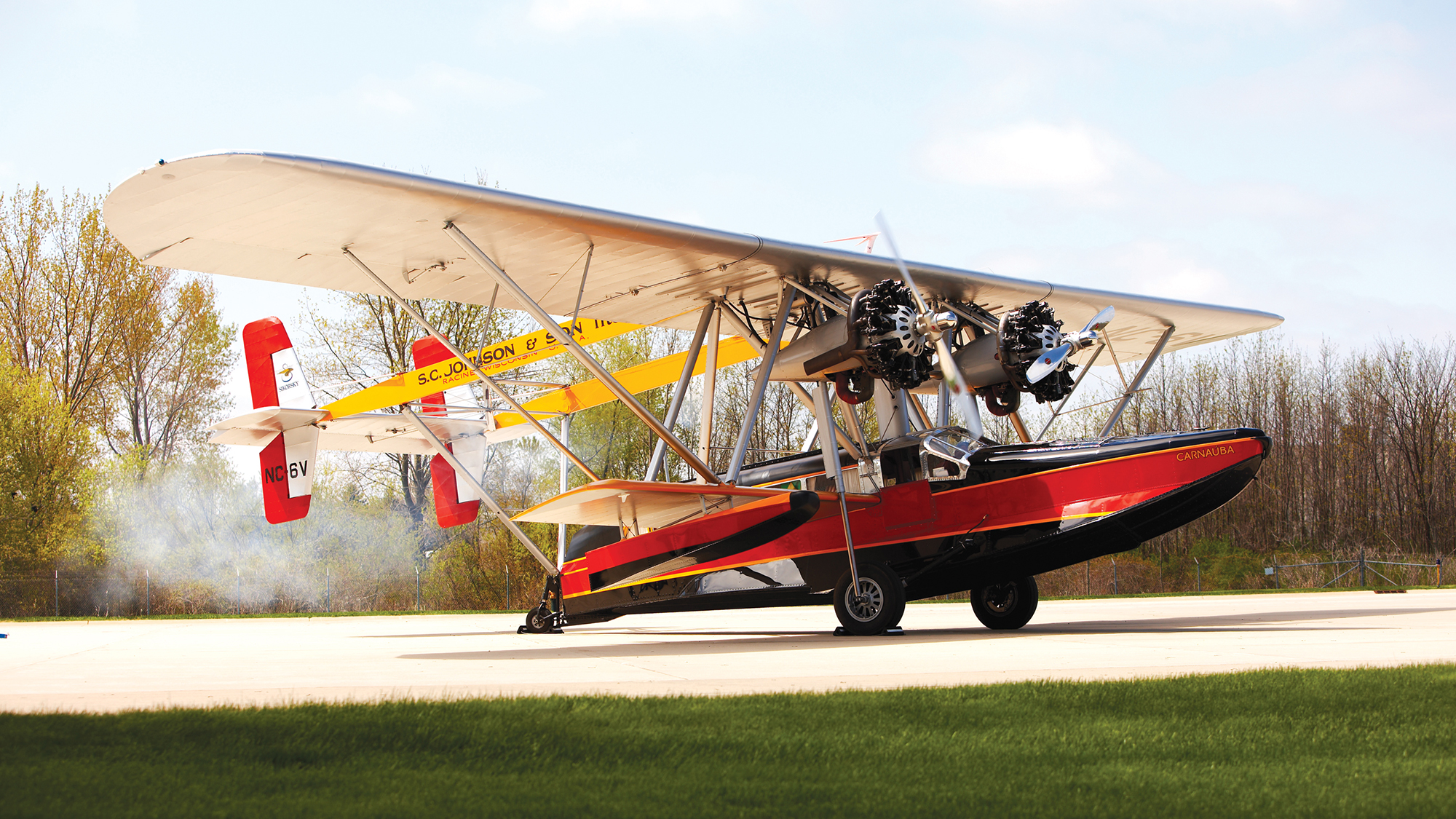 Sam Johnson's Carnauba Amphibian Plane