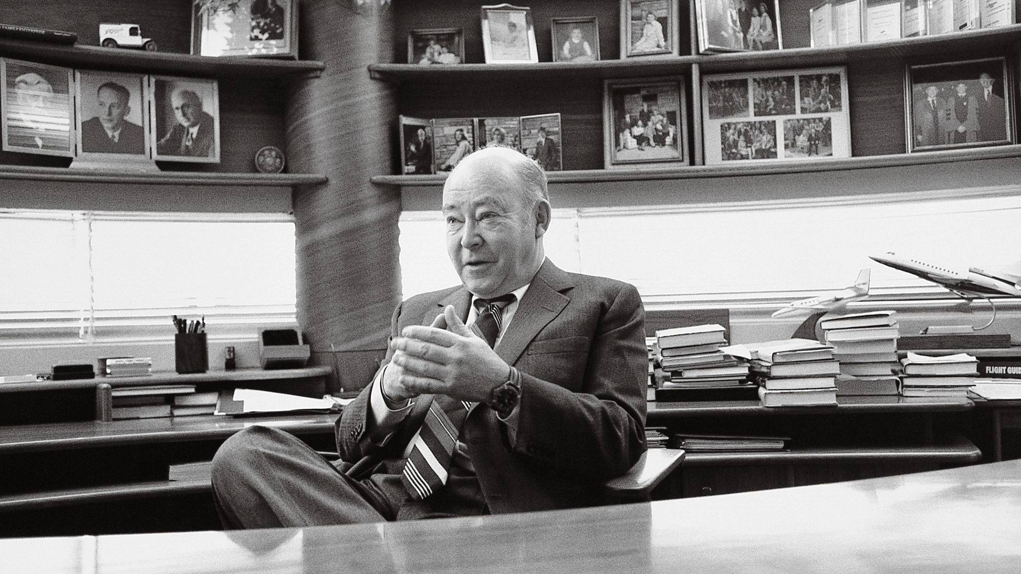 Sam Johnson at Desk Sam Johnson, 4th Generation President of SC Johnson