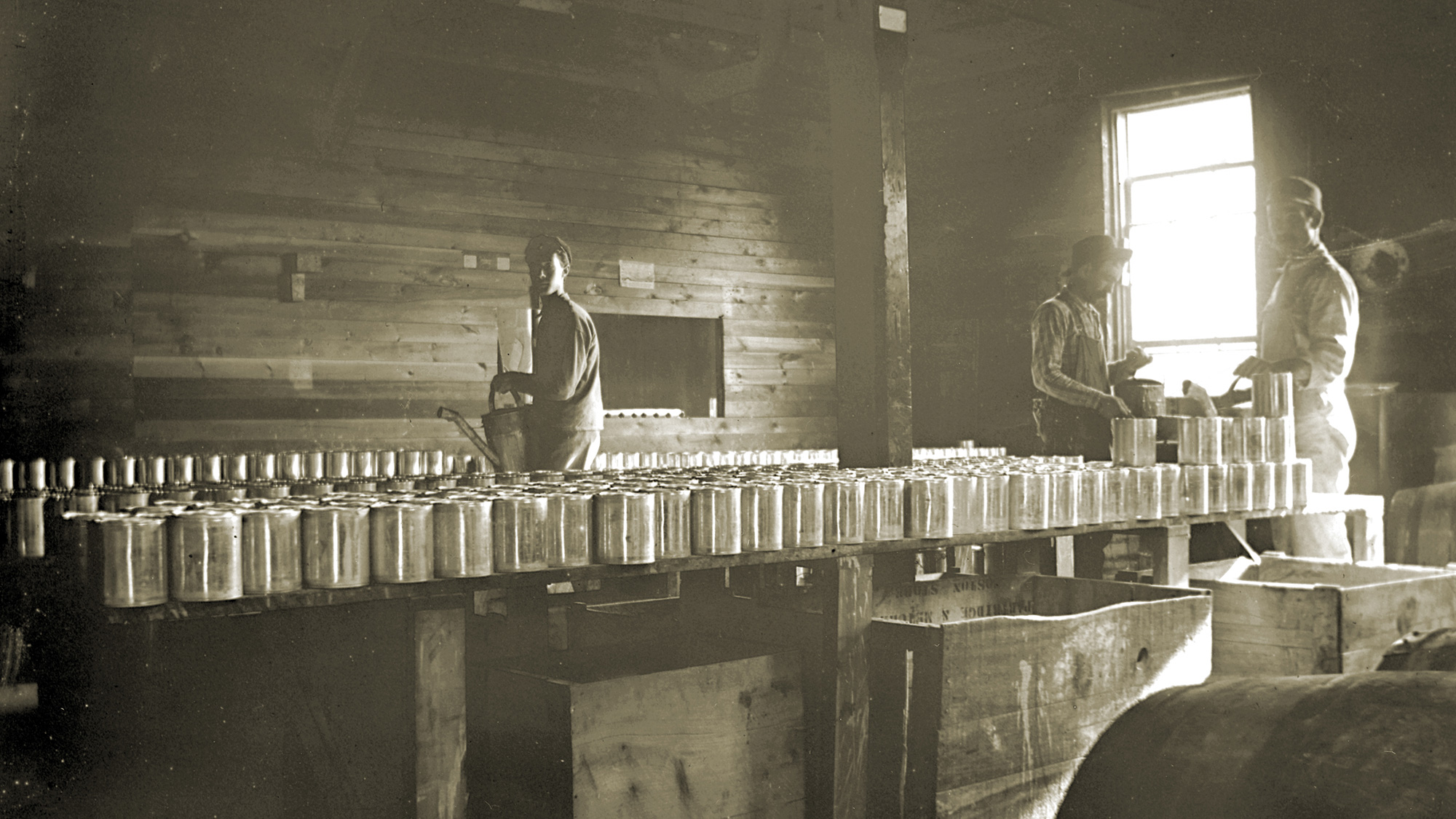 1899 Fábrica de cera em pasta da Johnson em Racine, Wisconsin