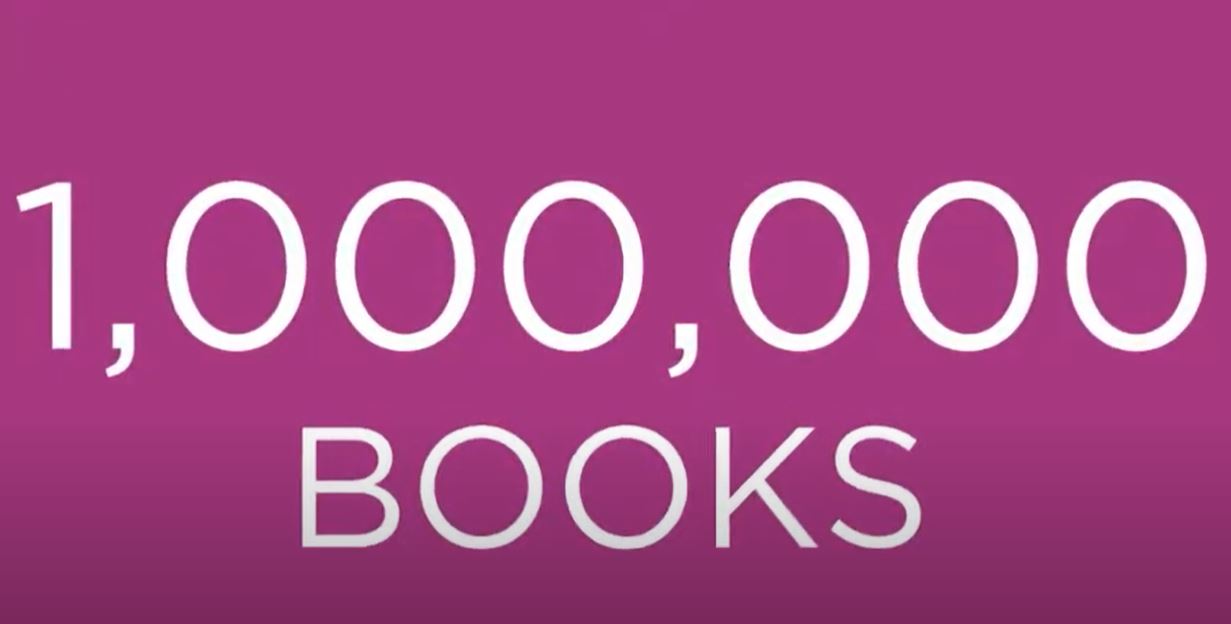 video thumbnail reading 1 million books