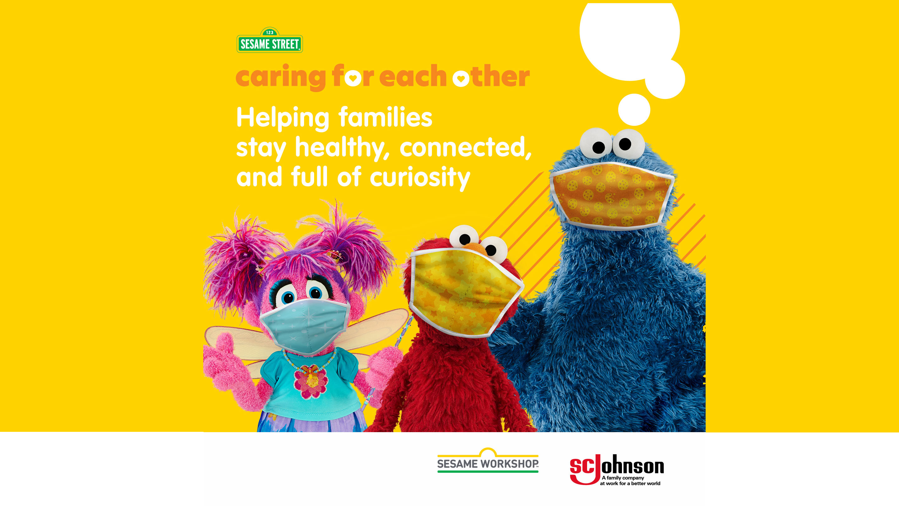 Initiative Caring for Each Other (Prendre soin des autres) de Sesame Workshop.