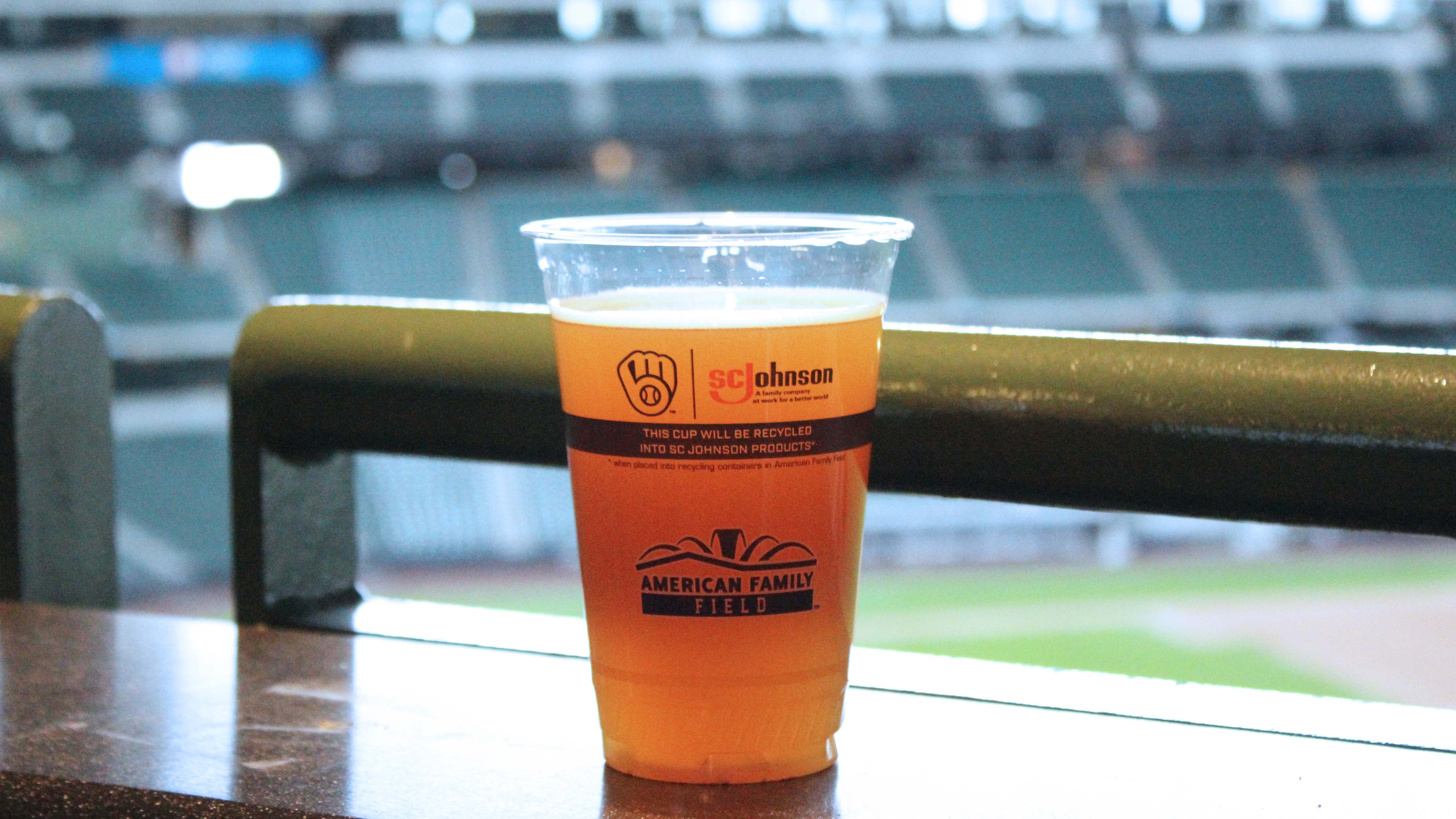 Milwaukee Brewers and SC Johnson Recyclable Cups