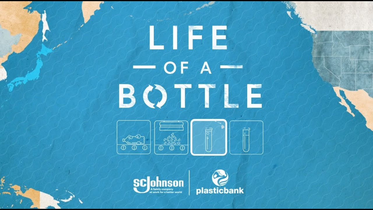 Life of a plastic recycled bottled video