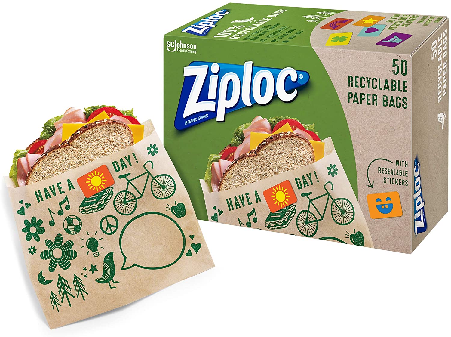 Ziploc Paper Bag